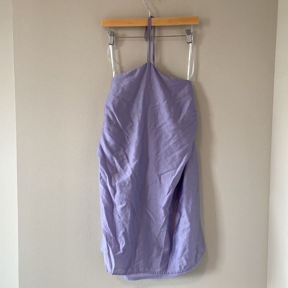 Eloquii Lilac Halter Minidress - Picture 2 of 8